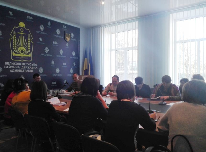 Нарада з організації харчування дітей у закладах освіти Великолепетиського району