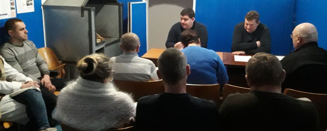 Виробнича нарада зі спеціалістами Новотроїцької районної державної лікарні ветеринарної медицини