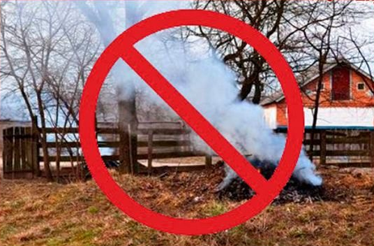 Спалювання листя небезпечне для здоров’я і карається законом