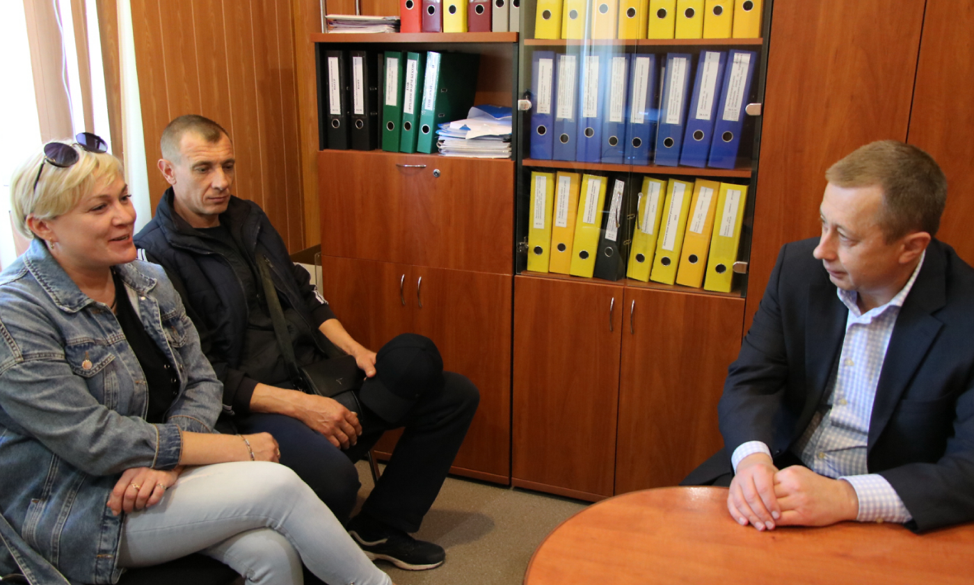 Начальник Головного управління Держпродспоживслужби в Херсонській області Сергій Шевченко провів виїзний прийом громадян в Олешківському районі