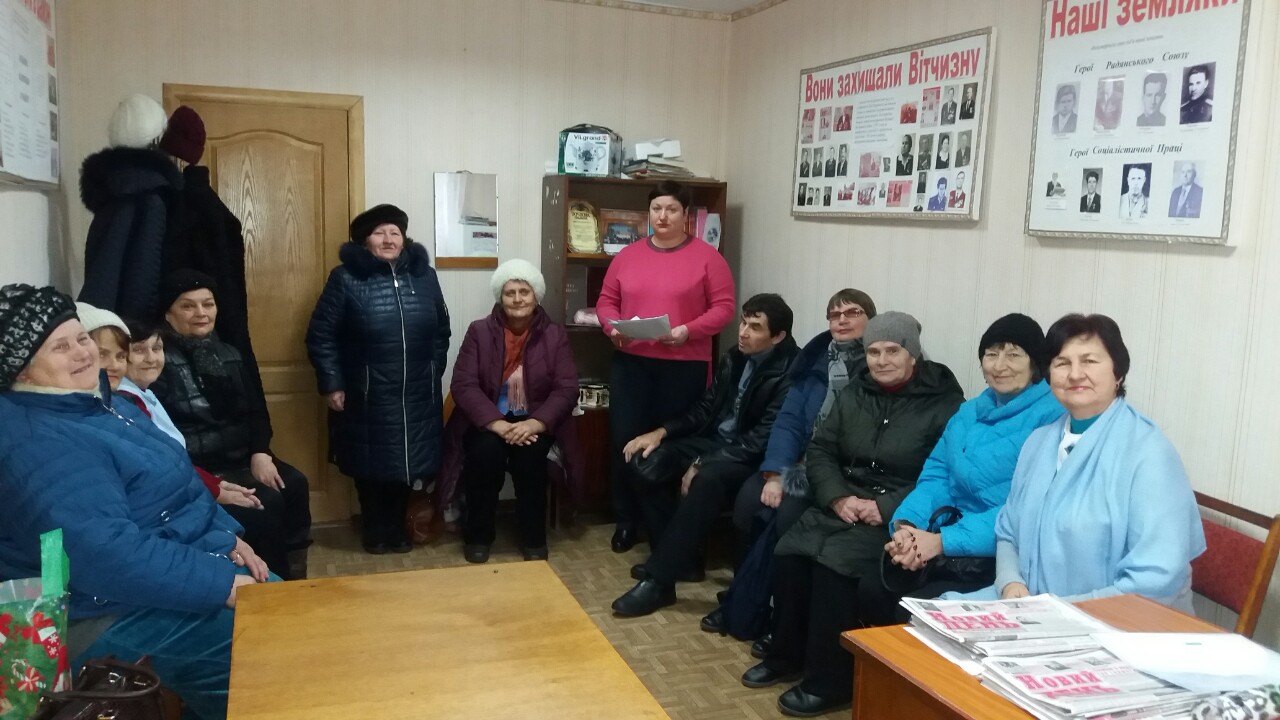 Робоча зустріч з представниками ветеранської організації державних службовців Нововоронцовського району та проведення роз’яснювальної роботи щодо захисту прав споживачів