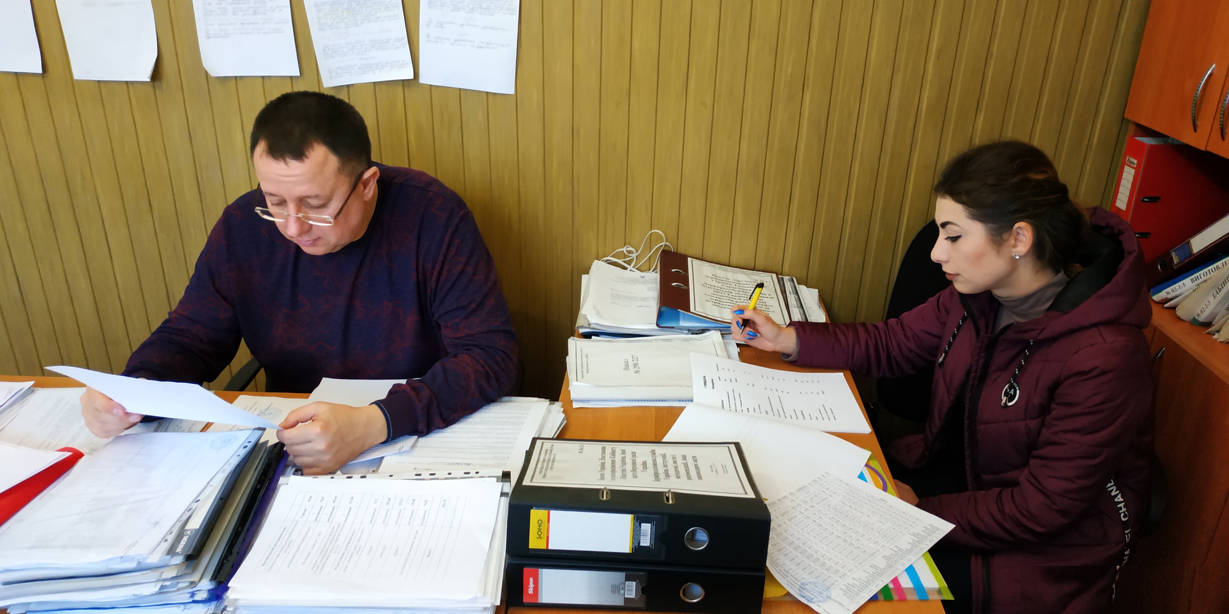 Робота з розгляду примірних двотижневих меню в Новотроїцькому районі