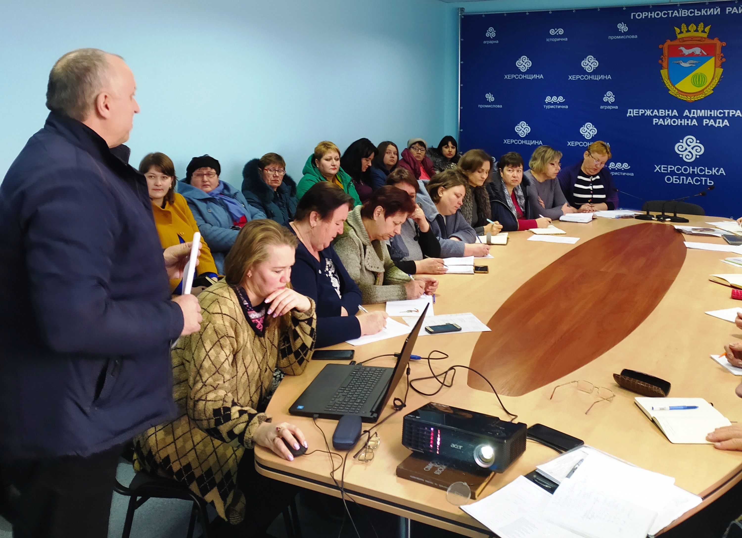 В Горностаївці проведли семінари-наради з операторами ринку харчових продуктів