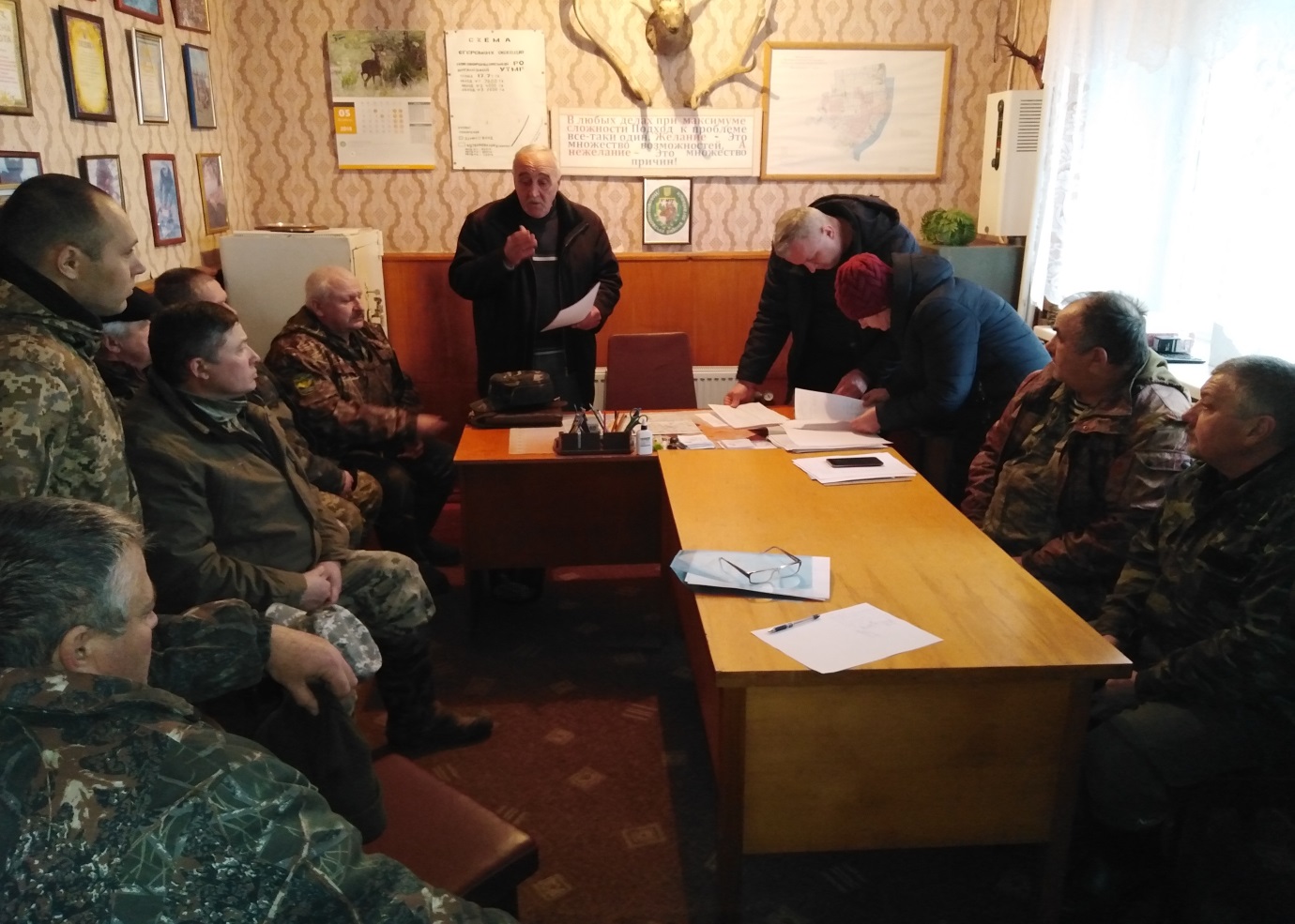 Підготовка до обліку дикої фауни в мисливських угіддях  Нововоронцовського  району