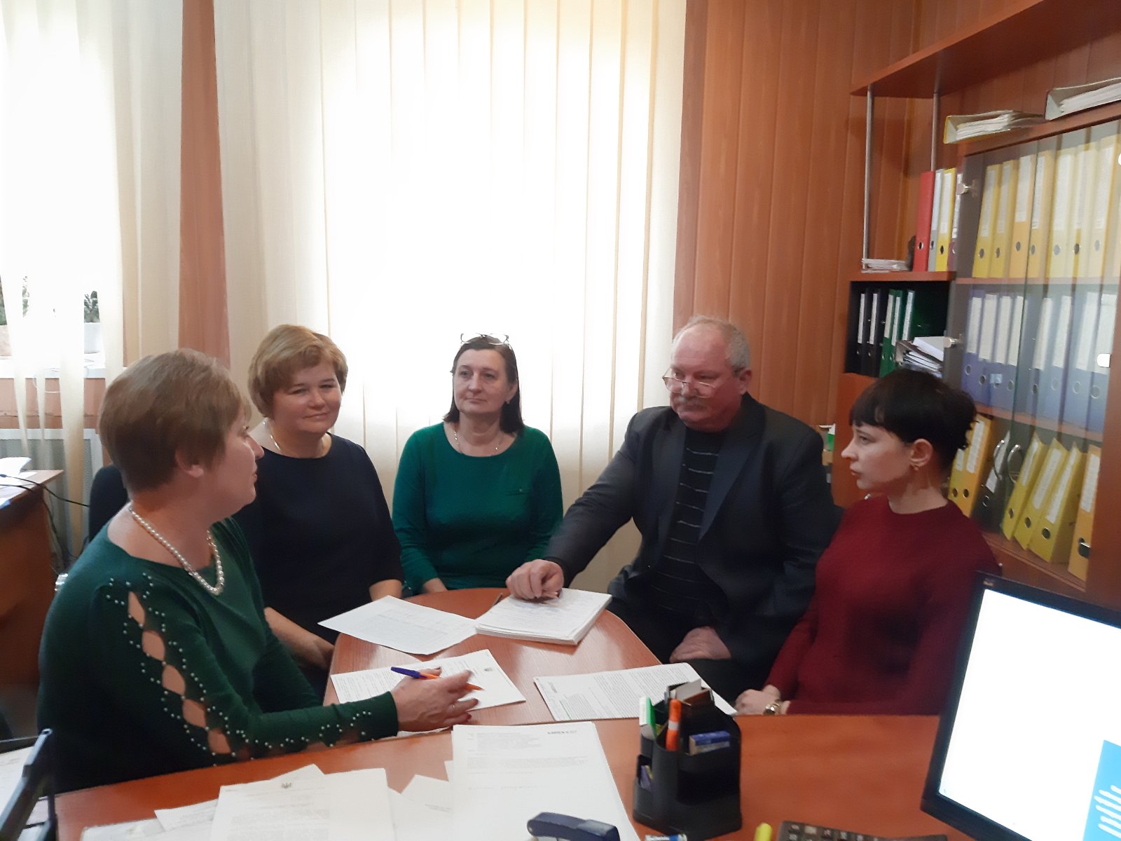 Нарада з питань організації харчування  в закладах освіти Олешківського району