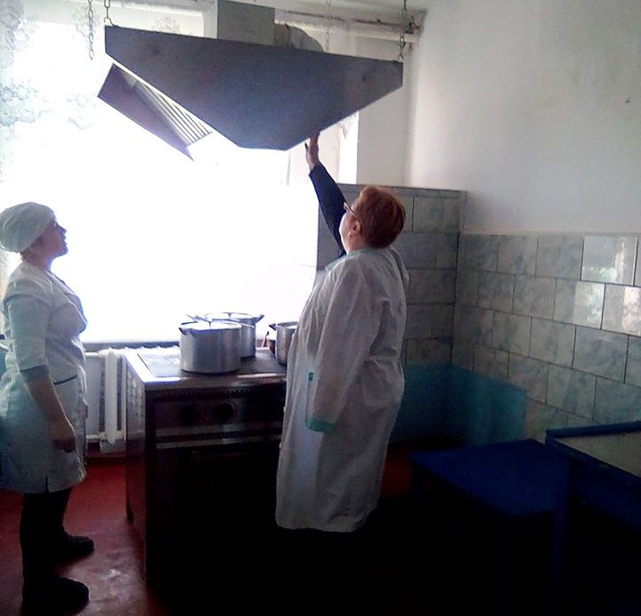 В Горностаївському районі проведено комісійні обстеження харчоблоків дитячих навчальних закладів