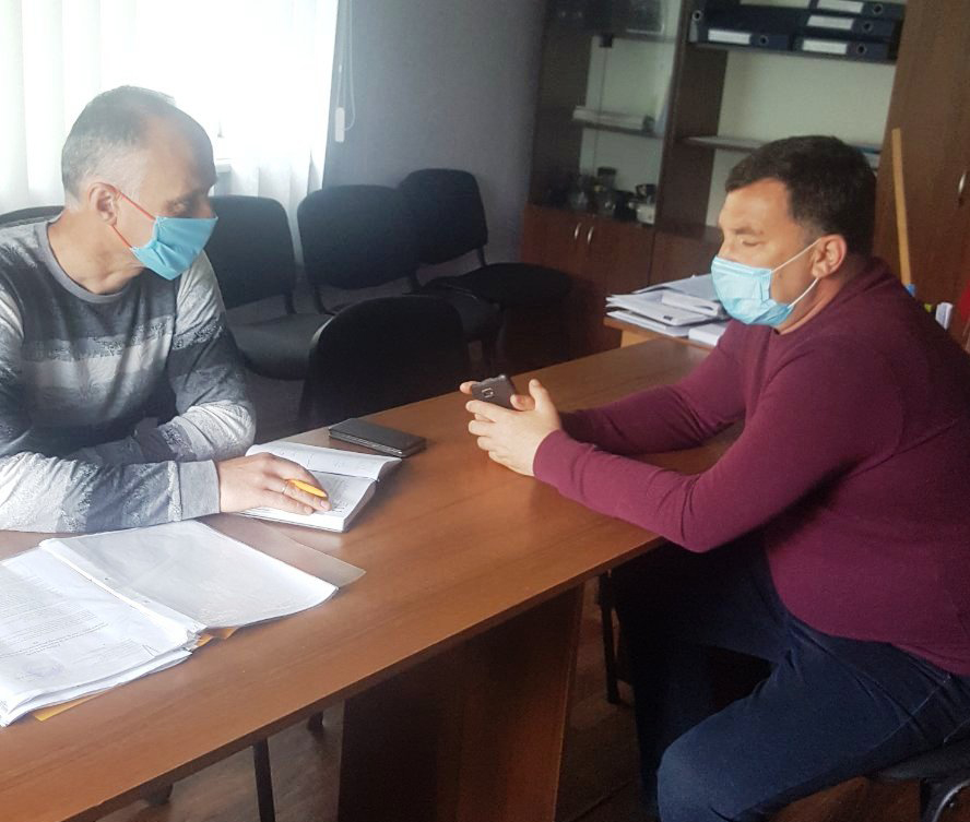 Робоча зустріч з начальником Великолепетиського СКГ «Сількомунгосп»