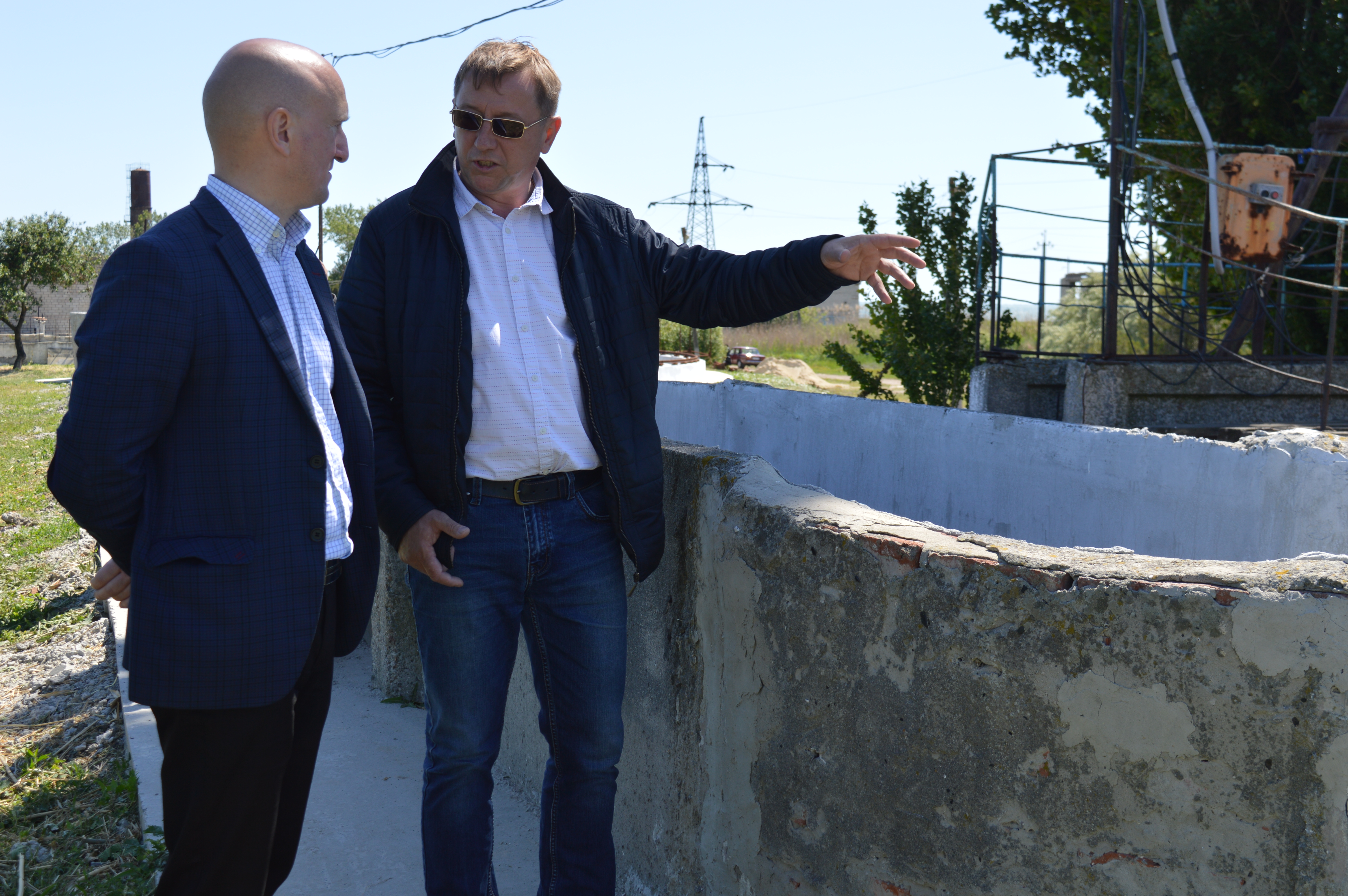 У Скадовську комісія обстежила очисні споруди