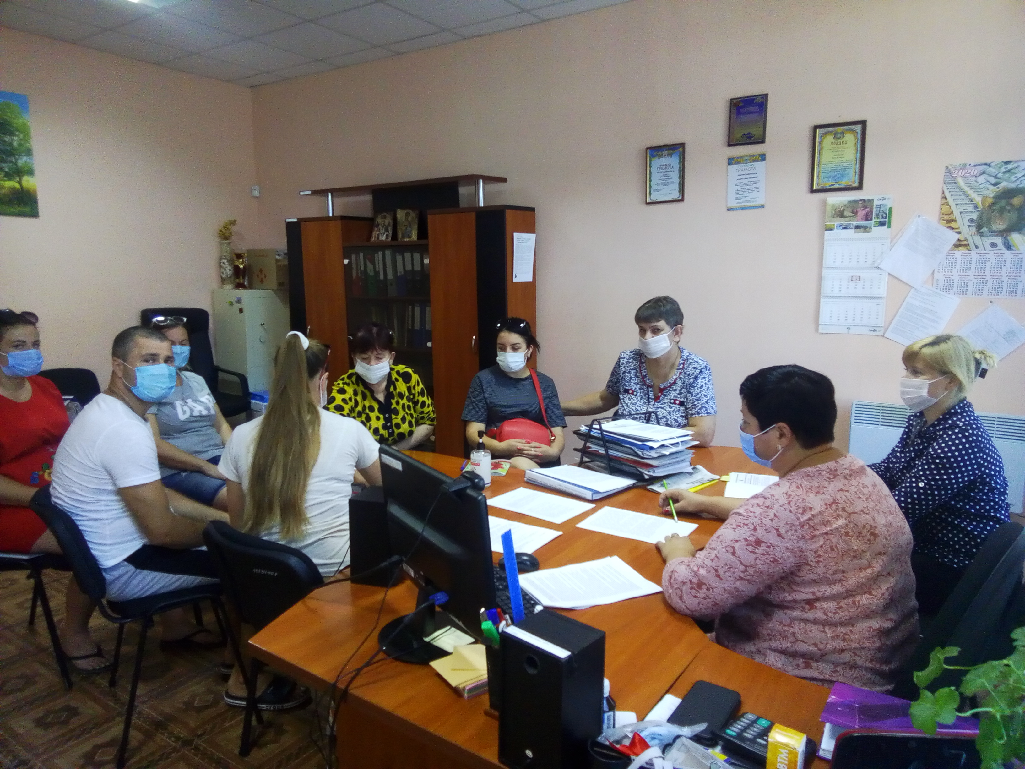 Семінар-нарада з керівниками закладів громадського харчування  Нововоронцовського району