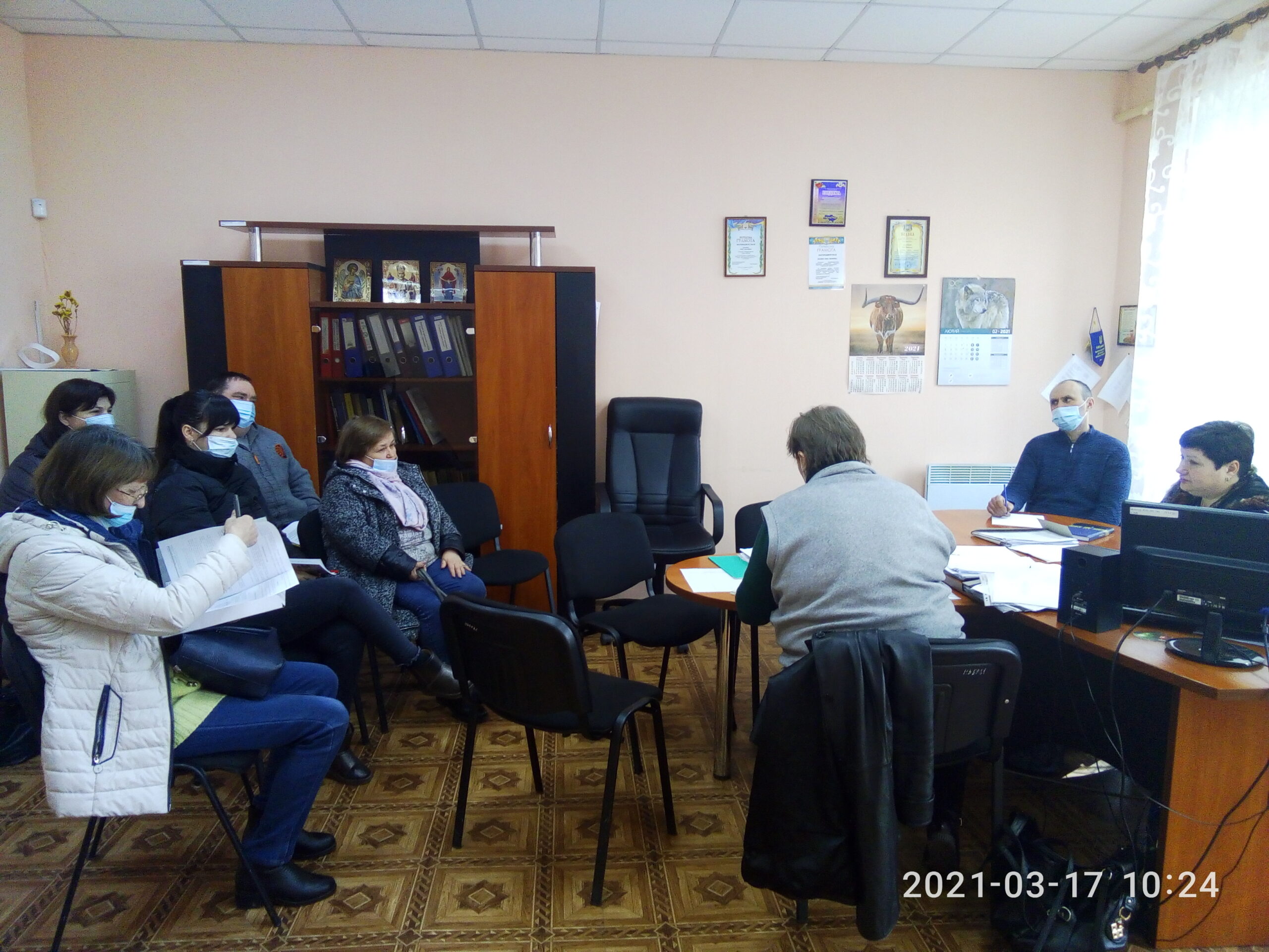 Нарада з керівниками комунальних підприємств та старостами населених пунктів Нововоронцовської громади