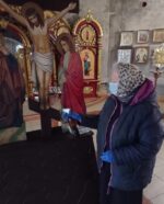 Фахівці Каховського управління провели  роз’яснювальну  роботу з питань дотримання протиепідемічних  заходів в храмі  Різдва Христова