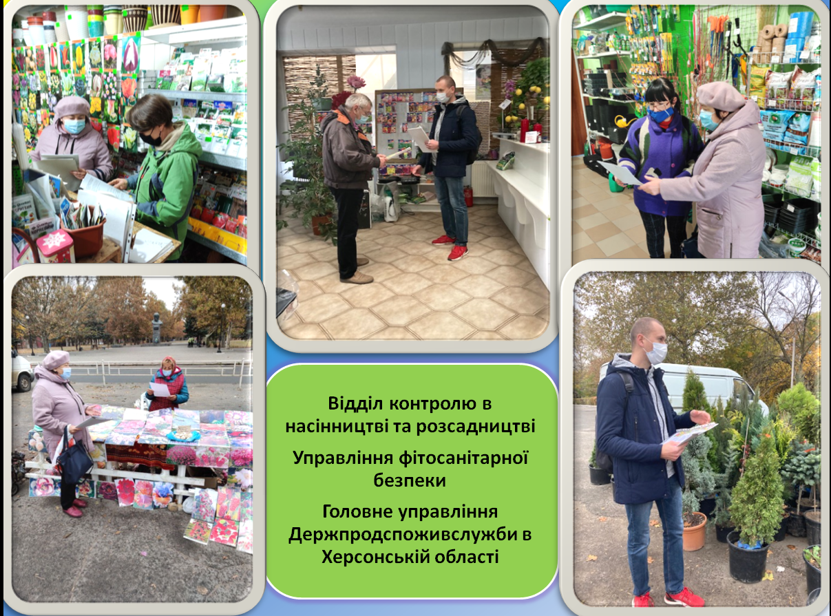 Серед суб’єктів господарювання Херсона, які займаються торгівлею насінням  та садивним матеріалом, проведено інформаційно – роз’яснювальну роботу