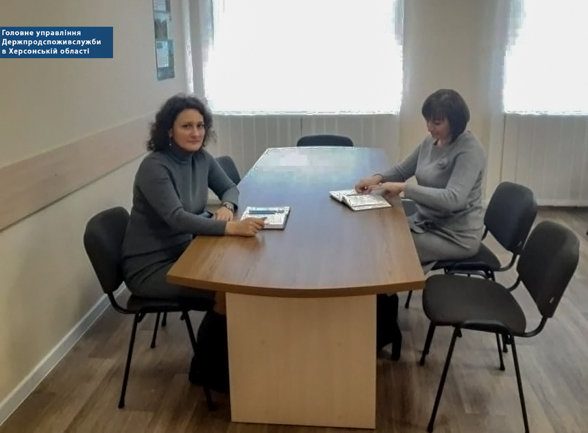 Начальник Головного управління Держпродспоживслужби в Херсонській області проконтролювала роботу управління в Каховському районі