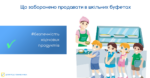 Безпечність харчових продуктів: що заборонено продавати в шкільних буфетах