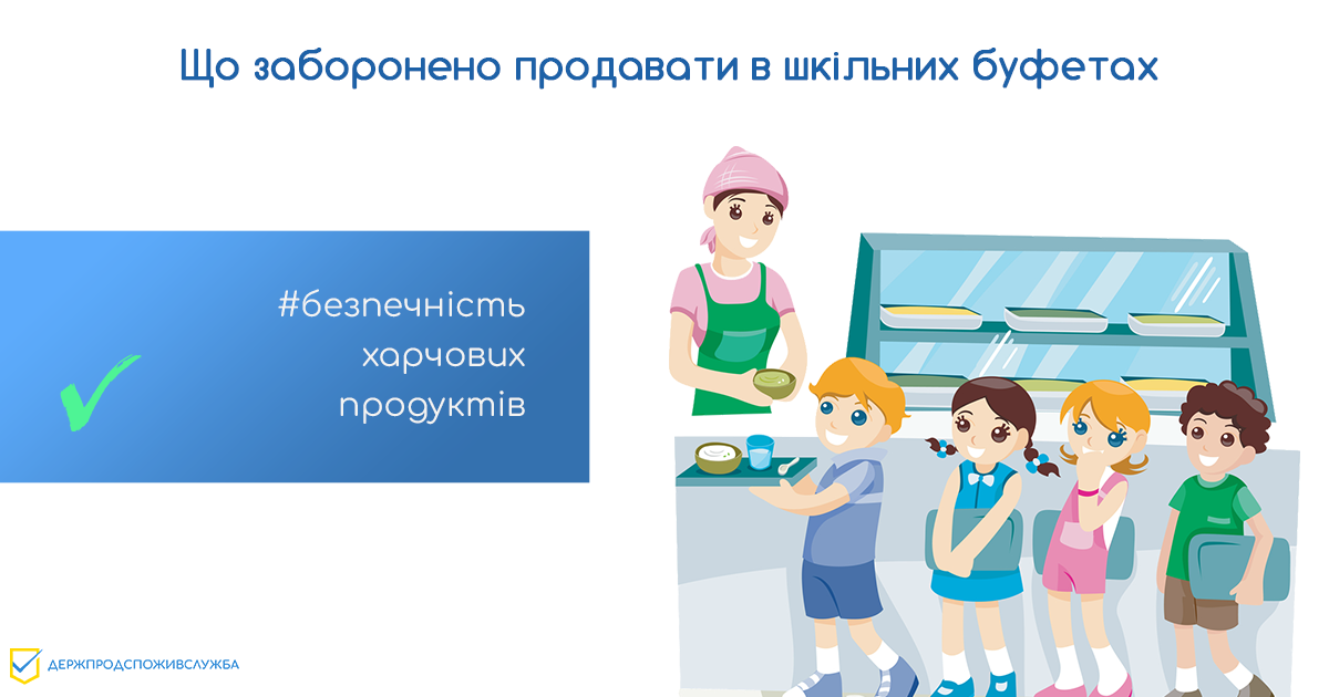 Безпечність харчових продуктів: що заборонено продавати в шкільних буфетах