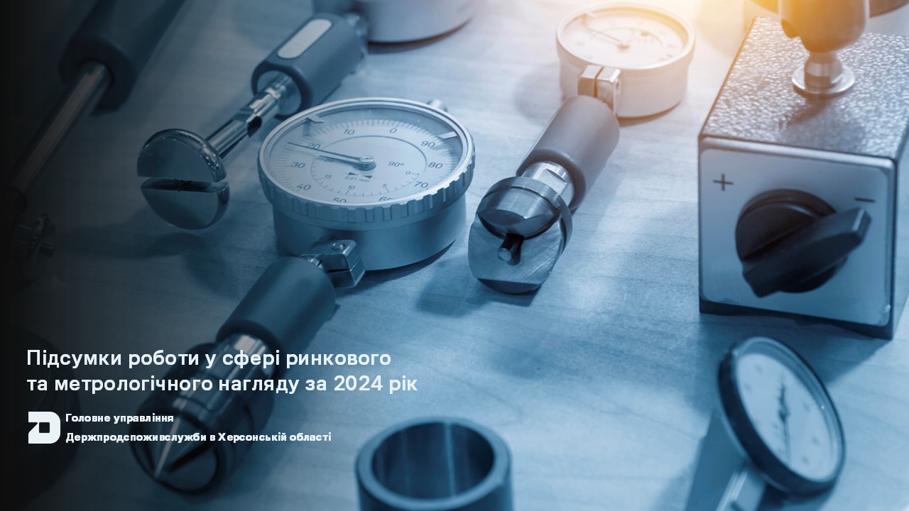 Підсумки роботи у сфері ринкового та метрологічного нагляду за 2024 рік