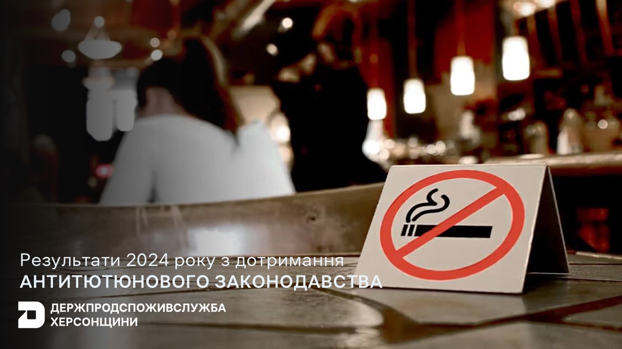 Результати 2024 року з дотримання антитютюнового законодавства