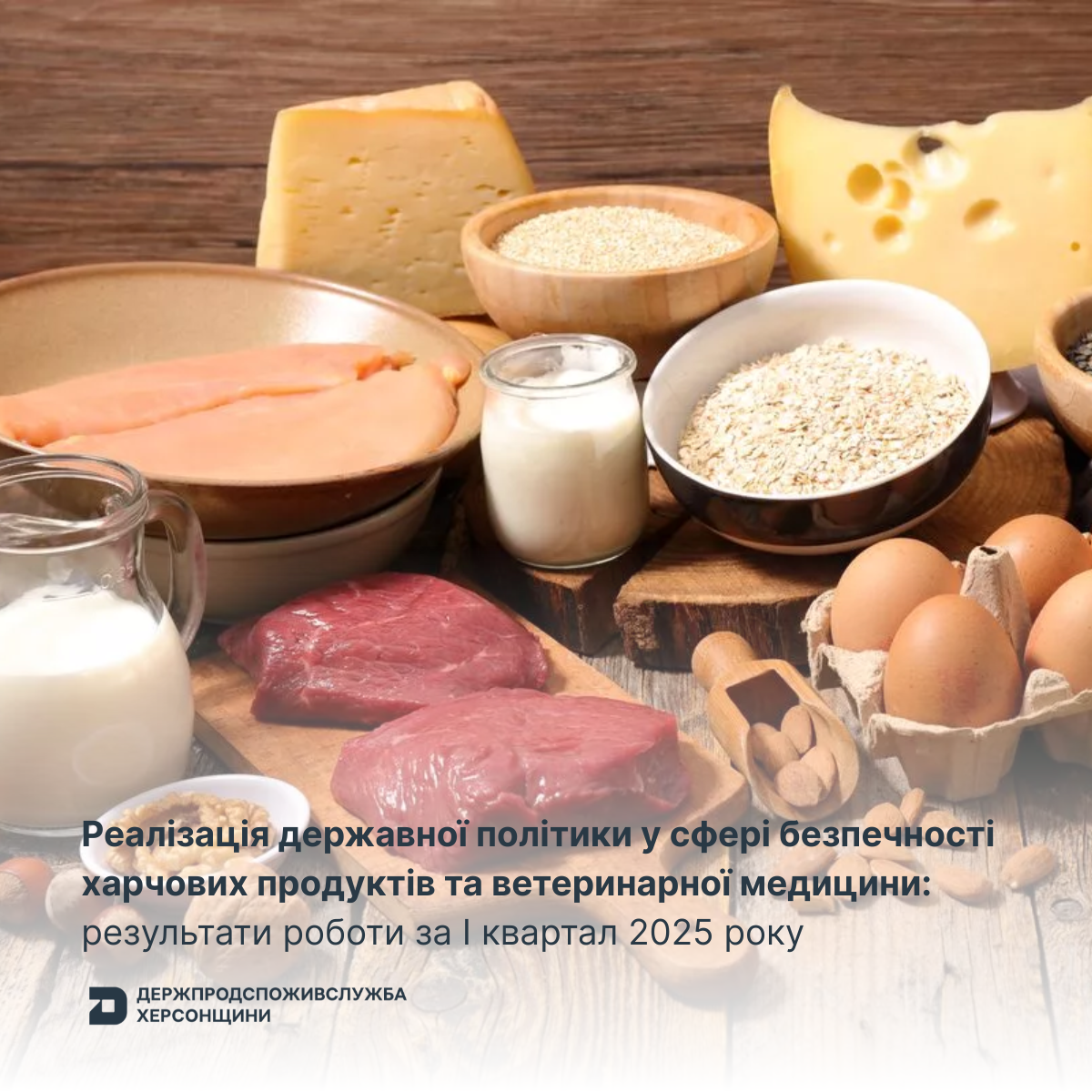 Реалізація державної політики у сфері безпечності харчових продуктів та ветеринарної медицини: результати роботи за І квартал 2025 року