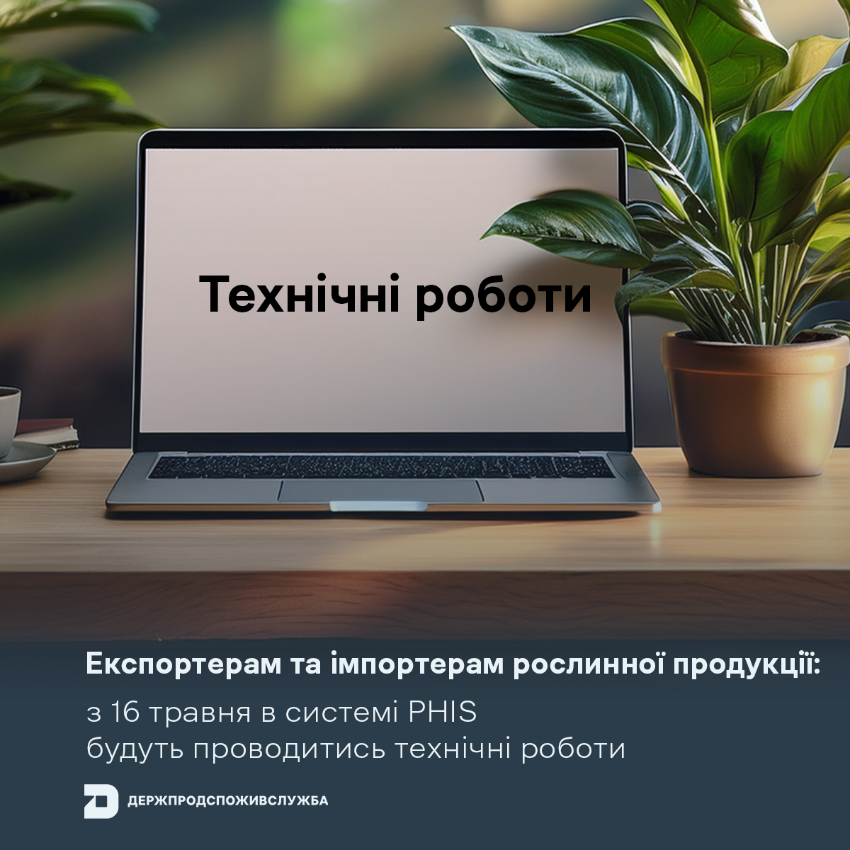Експортерам та імпортерам рослинної продукції: з 16 травня в системі PHIS будуть проводитись технічні роботи