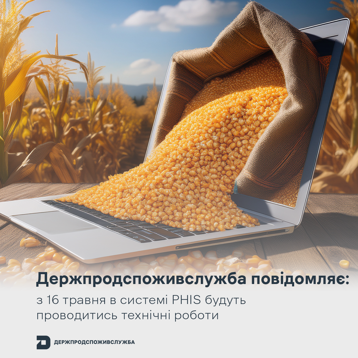 Держпродспоживслужба повідомляє: з 16 травня в системі PHIS будуть проводитись технічні роботи
