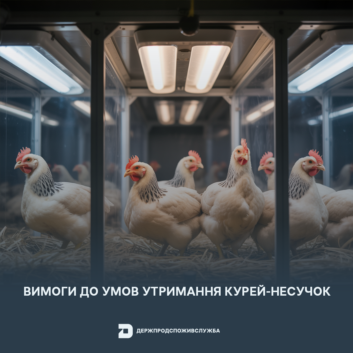 Вимоги до умов утримання курей-несучок