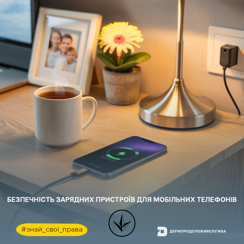 Знай свої права: безпечність зарядних пристроїв для мобільних телефонів