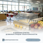 Безпечність харчових продуктів: в шкільних буфетах дозволено продаж тільки корисної їжі