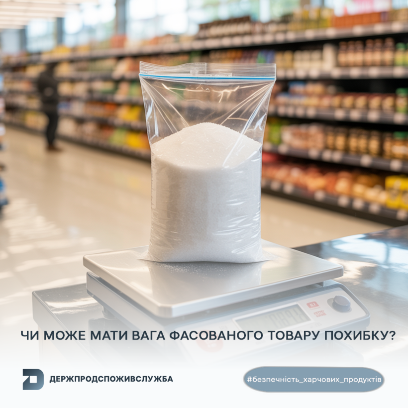 Безпечність харчових продуктів: чи може мати похибку вага фасованого товару?