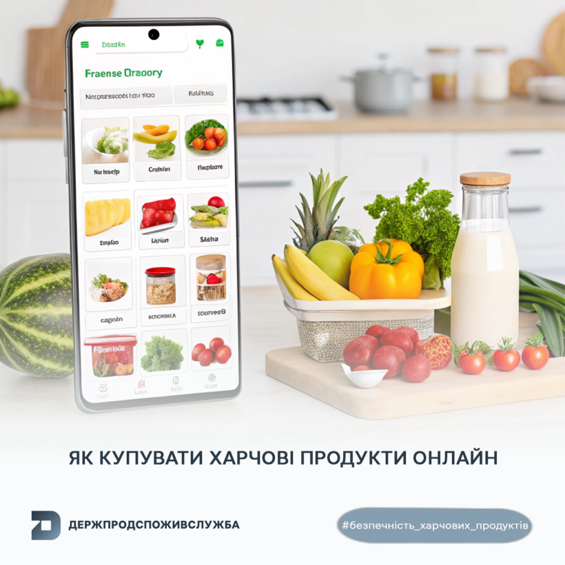 Безпечність харчових продуктів: купуєте харчові продукти онлайн – будьте уважні!