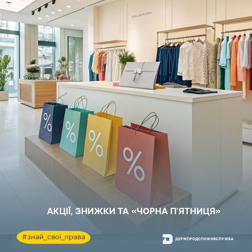 Знай свої права: акції, знижки та «чорна п’ятниця»