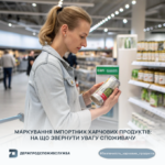 Безпечність харчових продуктів: маркування імпортних харчових продуктів – на що звернути увагу споживачу