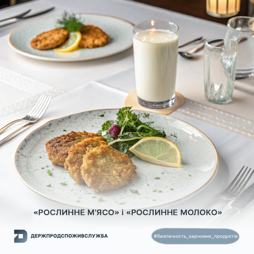 Безпечність харчових продуктів: «рослинне м’ясо» і «рослинне молоко»