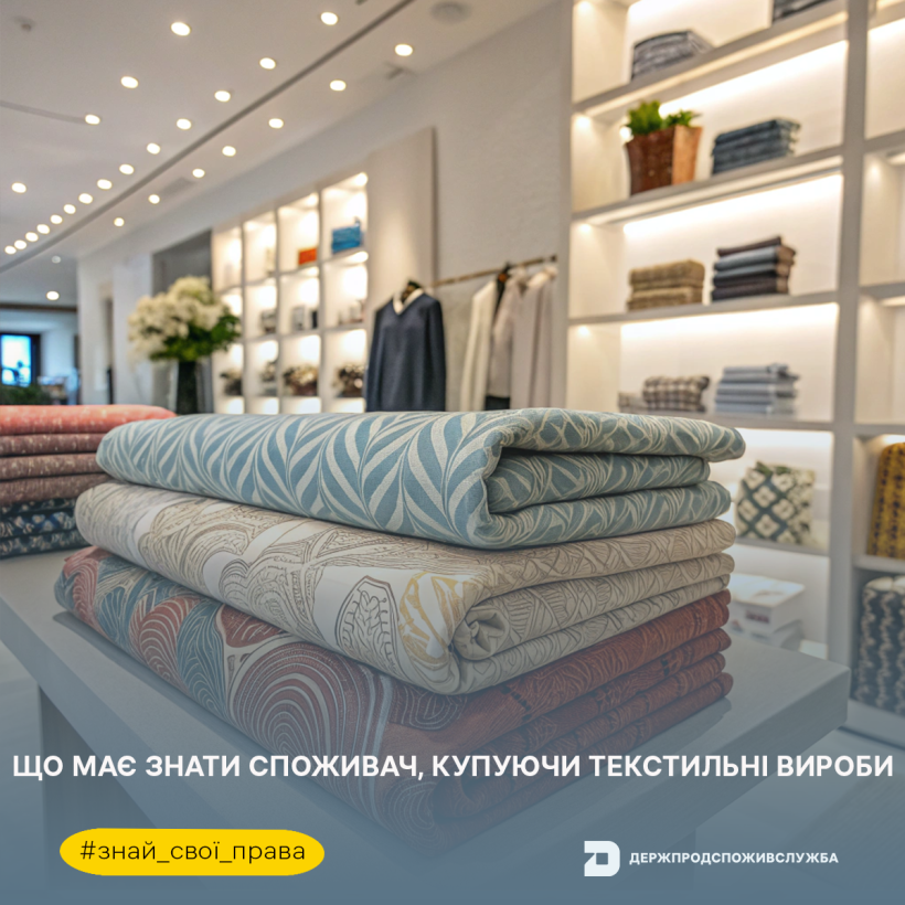 Знай свої права: що має знати споживач, купуючи текстильні вироби