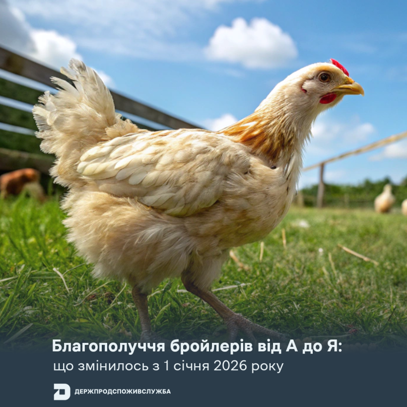 Благополуччя бройлерів від А до Я: що змінилось з 1 січня 2026 року