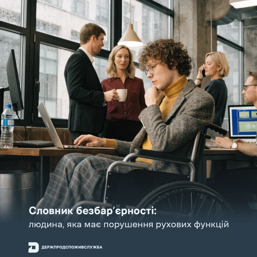 Словник безбар’єрності: людина, яка має порушення рухових функцій