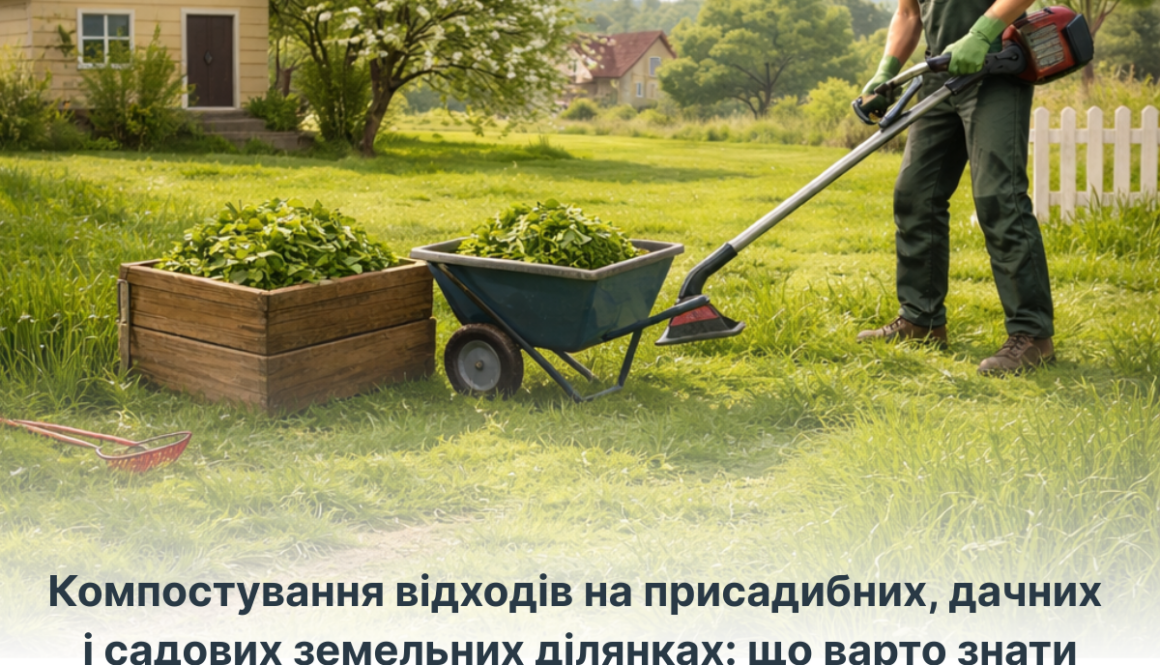 Компостування відходів на присадибних, дачних і садових земельних ділянках: що варто знати