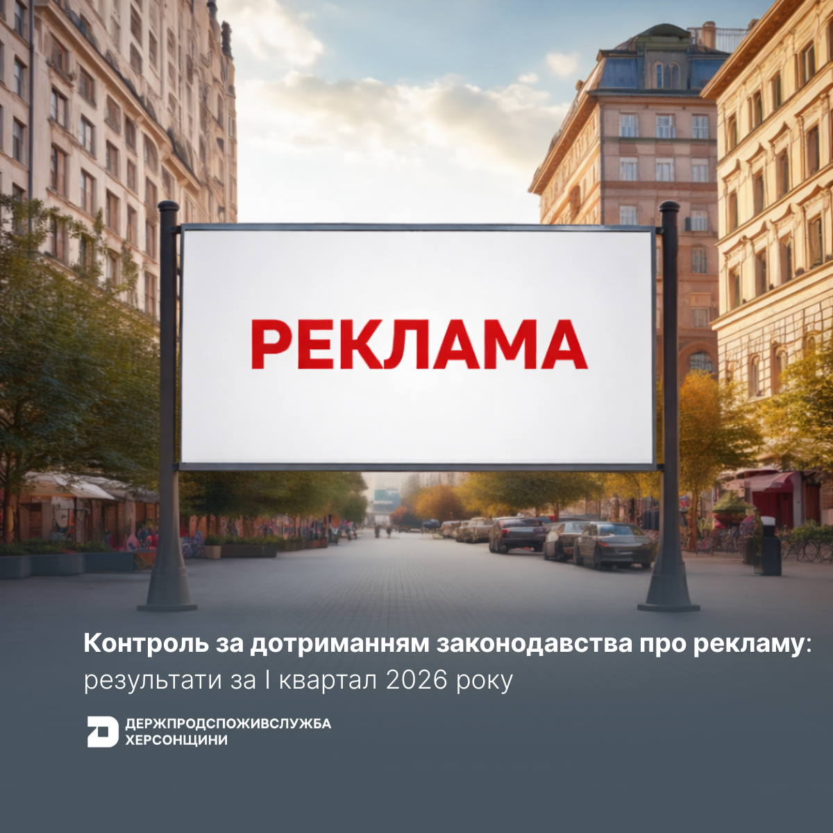 Контроль за дотриманням законодавства про рекламу: результати за І квартал 2026 року