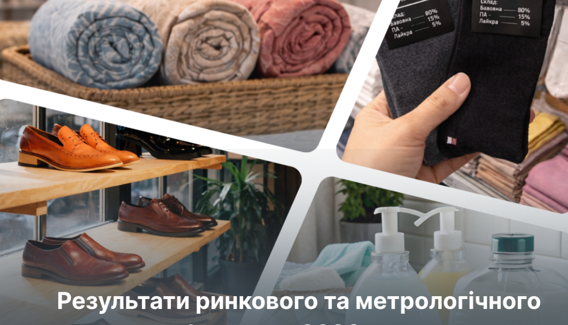 Результати ринкового та метрологічного нагляду за І квартал 2026 року