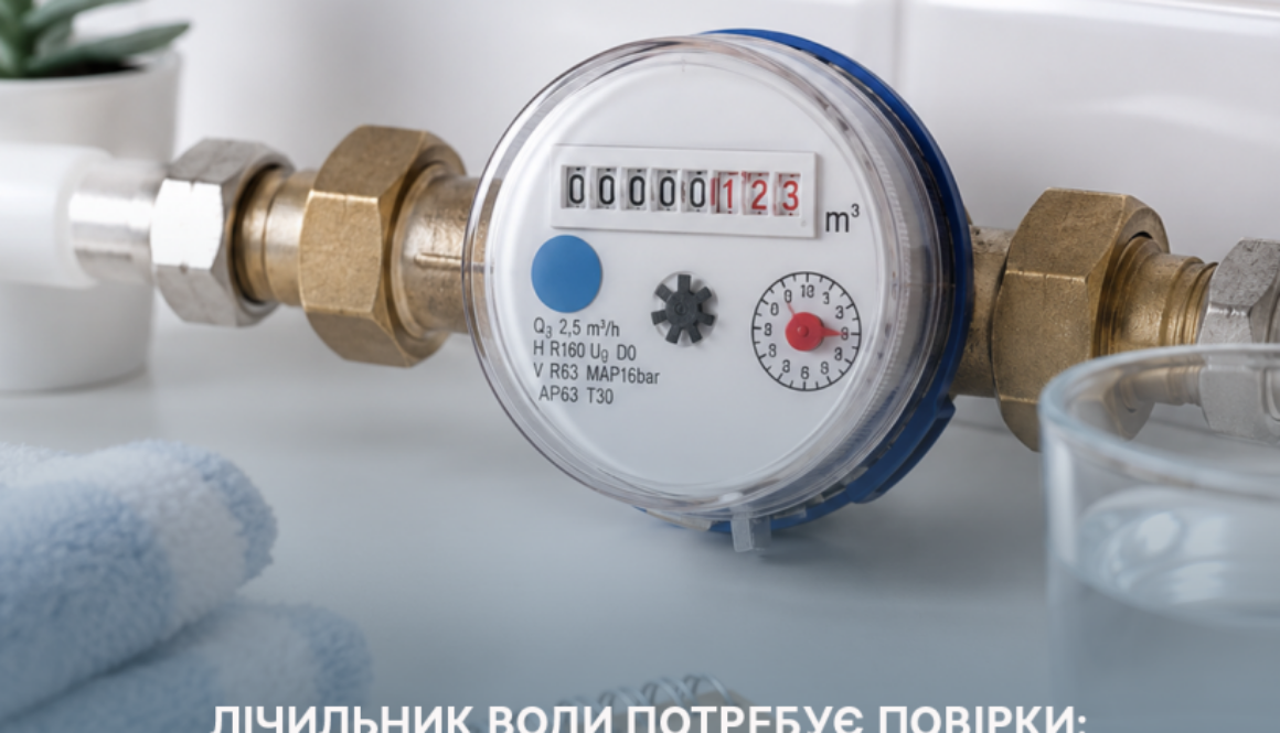 Знай свої права: лічильник води потребує повірки — хто, коли і за чий рахунок