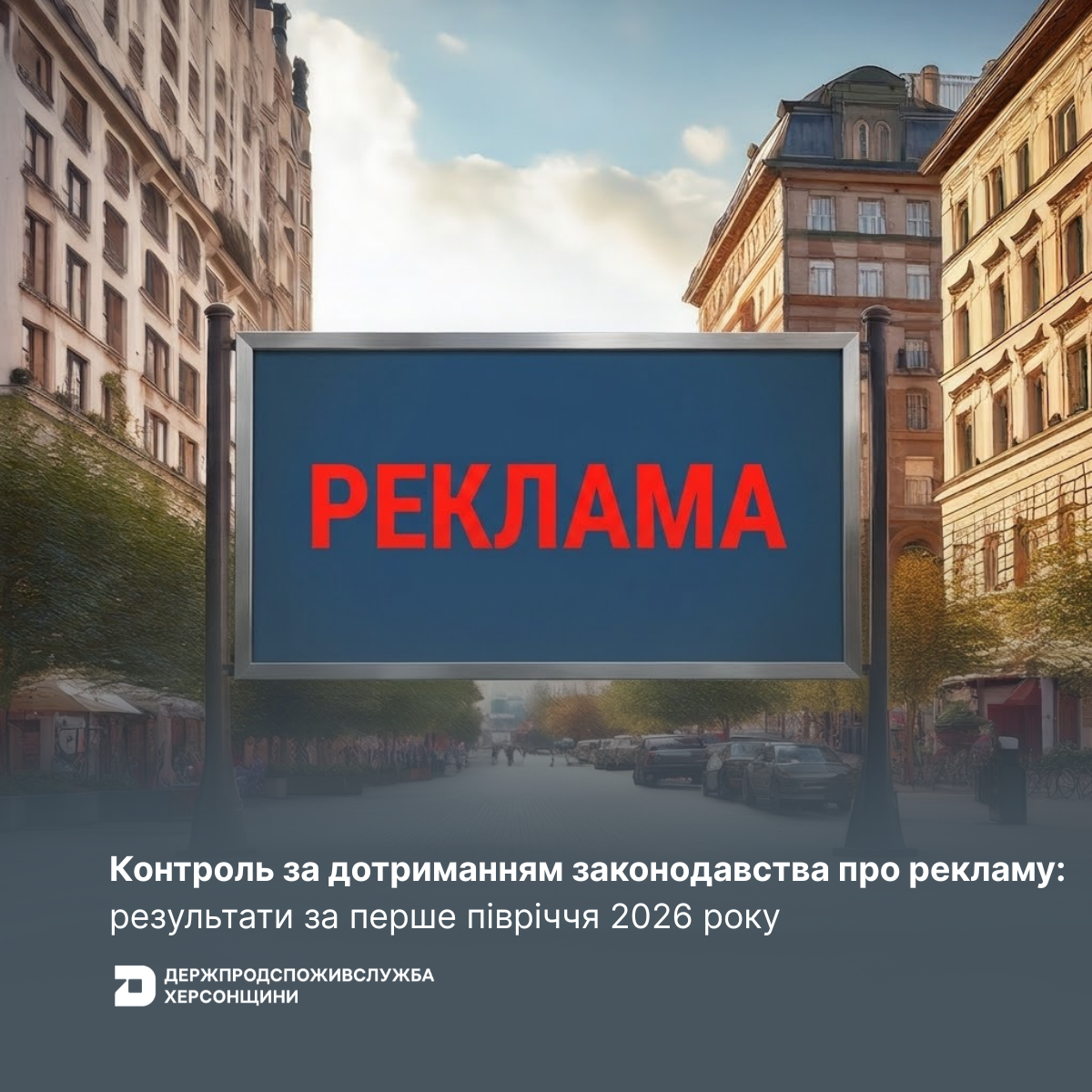 Контроль за дотриманням законодавства про рекламу: результати за перше півріччя 2026 року