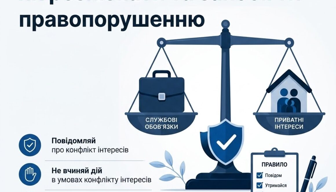 Конфлікт інтересів: як розпізнати та запобігти правопорушенню