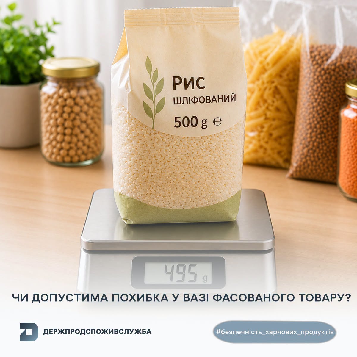 Безпечність харчових продуктів: чи допустима похибка у вазі фасованого товару?