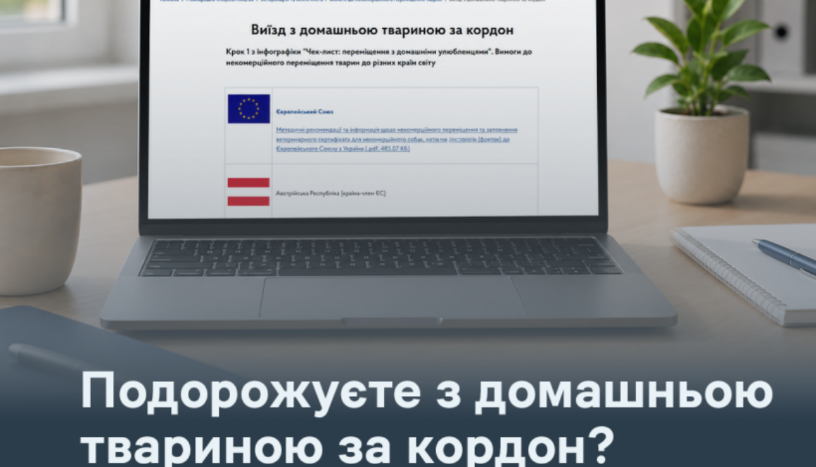 Подорожуєте з домашньою твариною за кордон? Перше правило — перевірте вимоги країни призначення