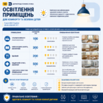 Освітлення в дитячих закладах: чому це важливо для здоров’я дітей