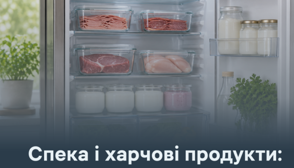 Спека і харчові продукти: прості правила безпечного зберігання